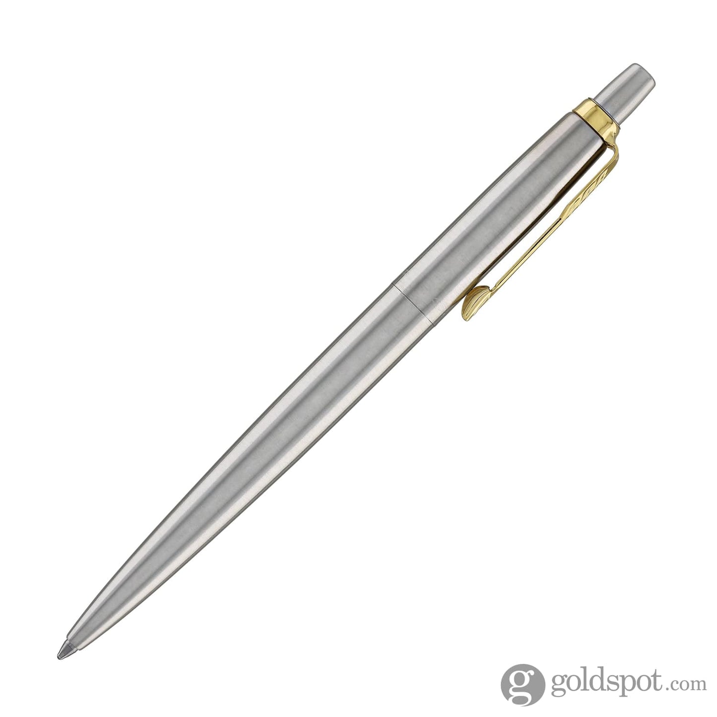 Parker Jotter Ballpoint Pen in Classic Stainless Steel with Gold Trim Ballpoint Pens