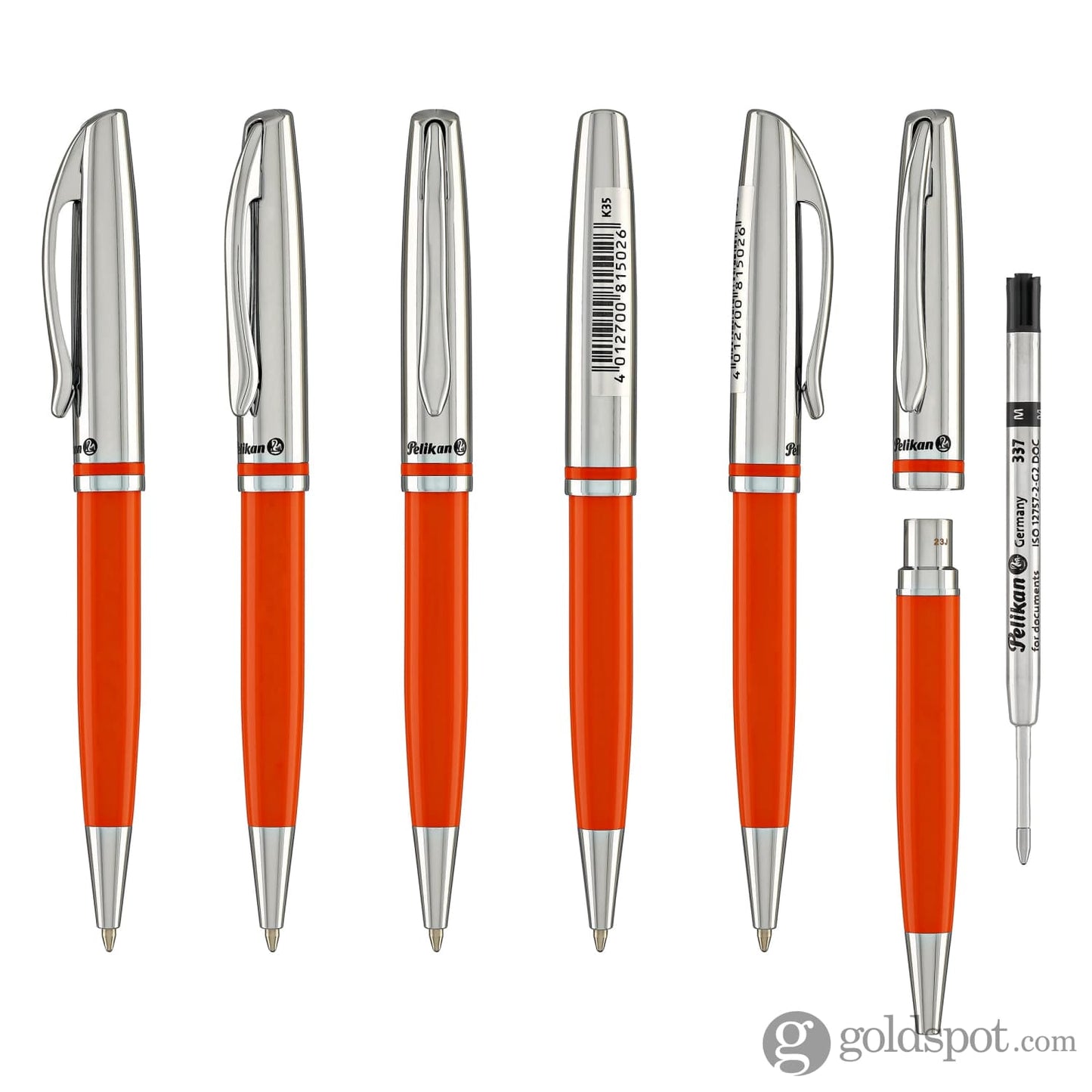 Pelikan Jazz Classic Ballpoint Pen in Orange Ballpoint Pens