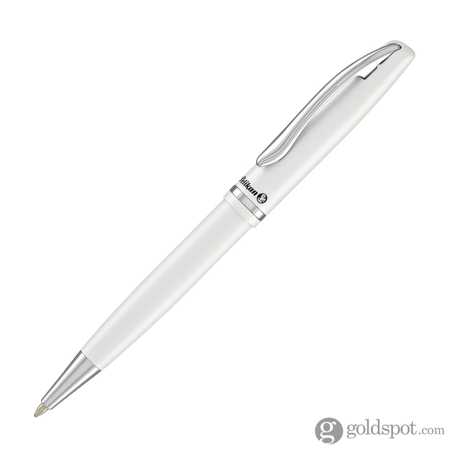 Pelikan Jazz Elegance Ballpoint Pen in White Ballpoint Pens