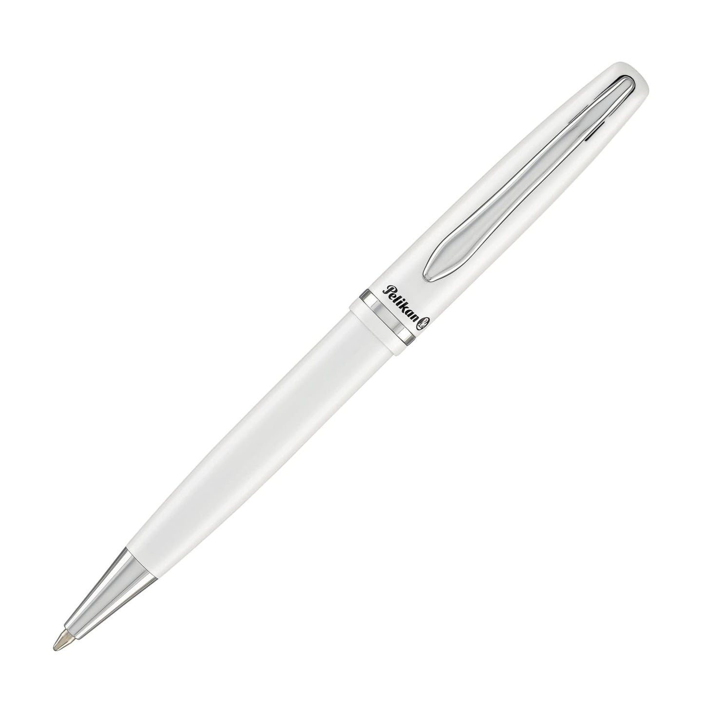 Pelikan Jazz Elegance Ballpoint Pen in White Ballpoint Pens
