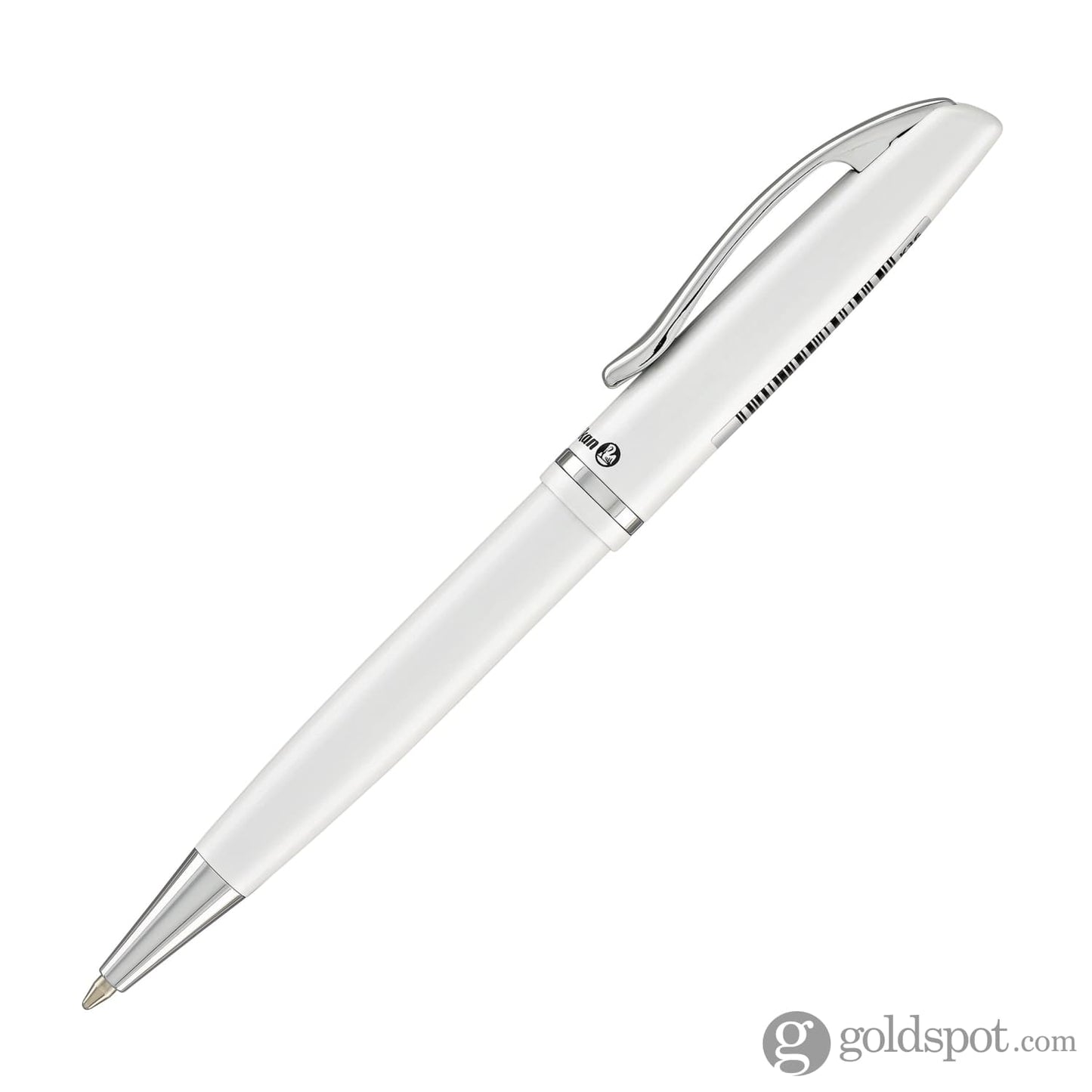 Pelikan Jazz Elegance Ballpoint Pen in White Ballpoint Pens