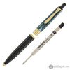 Pelikan K200 Series Ballpoint Pen in Green Marbled with Gold Trim Ballpoint Pens