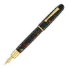 Penlux Elite Fountain Pen in Maple Green Celluloid - 18kt Gold Medium Nib Fountain Pen