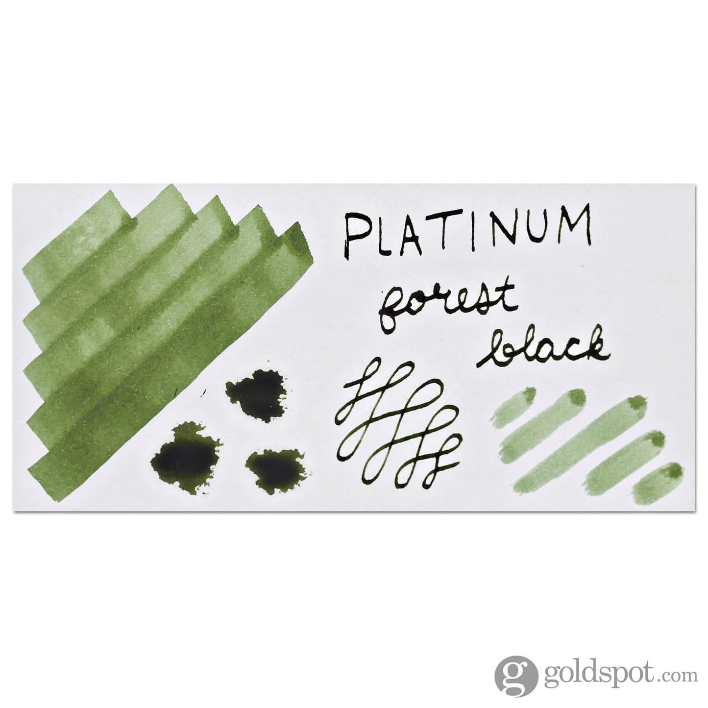 Platinum Classic Bottled Ink in Forest Black - 60 mL Bottled Ink