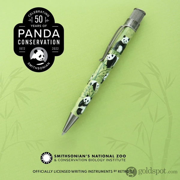 Retro 51 Tornado Smithsonian Rollerball Pen in Panda Rollerball Pen