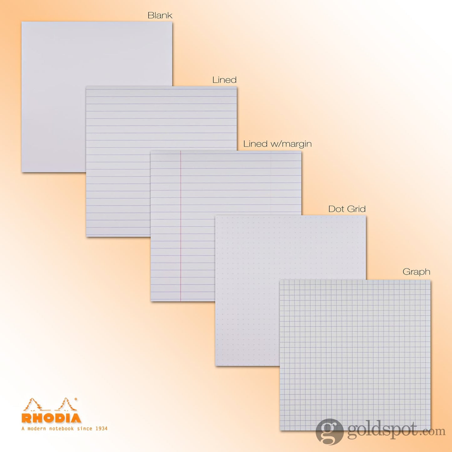 Rhodia 5.5 x 8.25 Webnotebook in Black Notebooks Journals