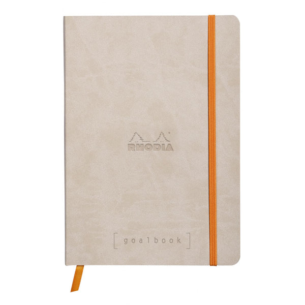 Rhodia Goalbook Dot Grid Notebook in Beige - 5.75 x 8.25 Notebook