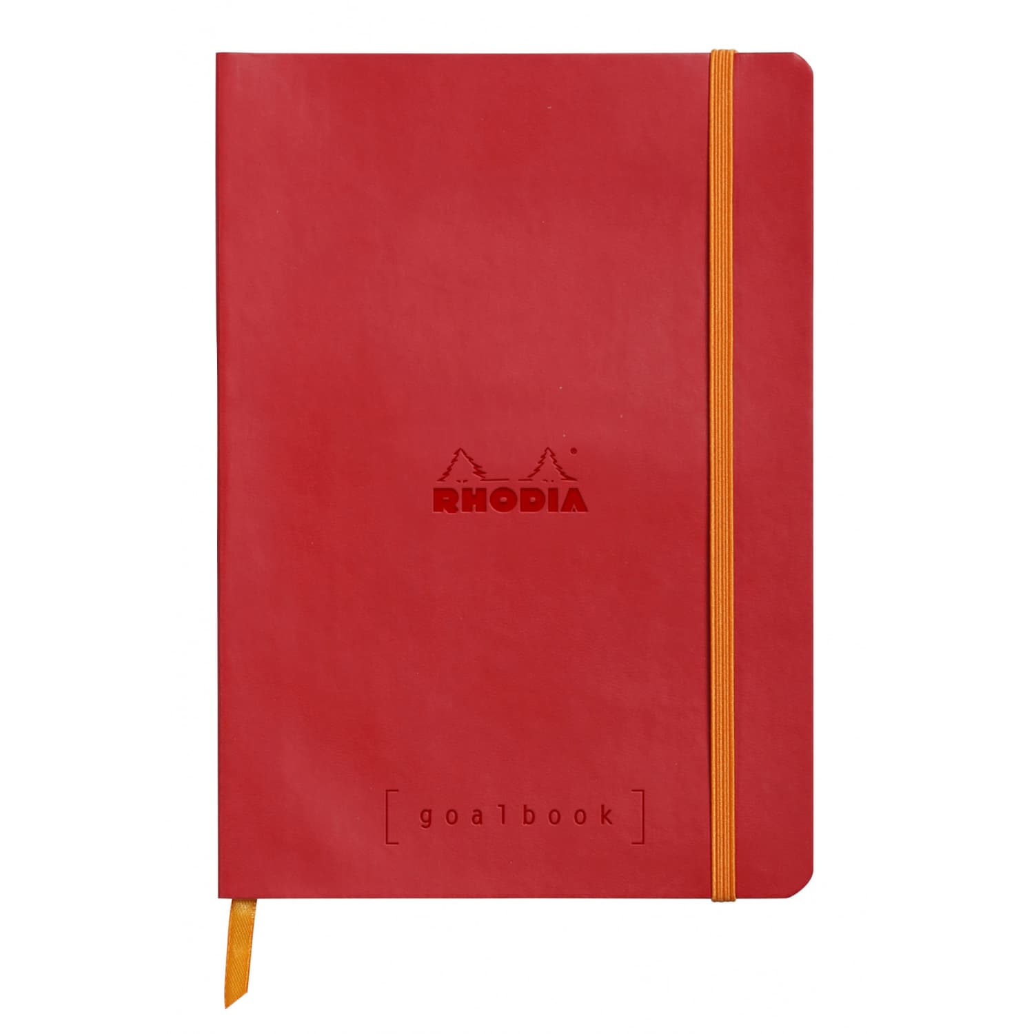 Rhodia Goalbook A5 Dot Grid Notebook in Poppy - 5.75 x 8.25 - Goldspot Pens