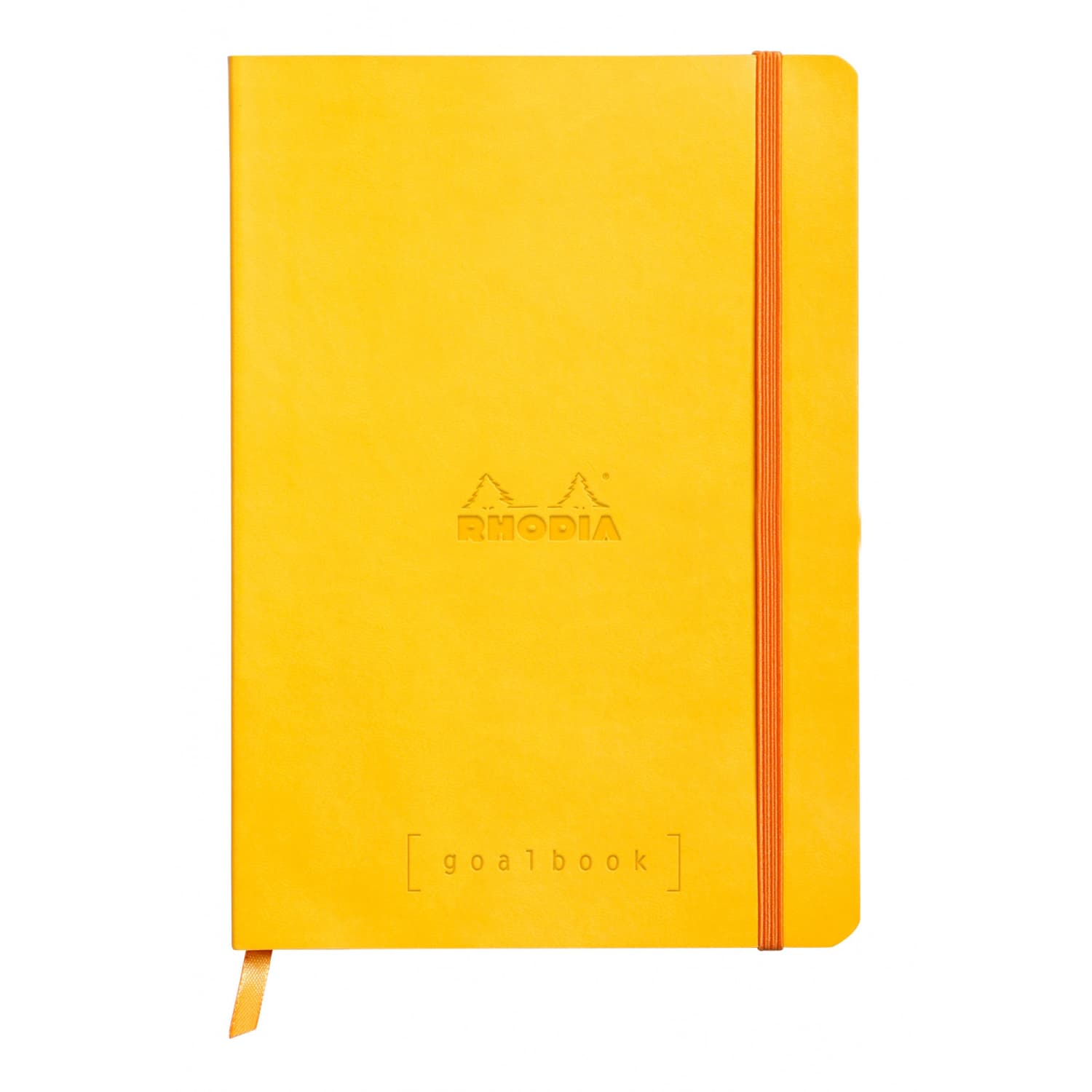 Rhodia Goalbook A5 Dot Grid Notebook in Yellow - 5.75 x 8.25