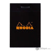 Rhodia No.10 Staplebound 2 x 3 Notepad in Black Graph Notebooks Journals