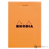 Rhodia No. 10 Staplebound 2 x 3 Notepad in Orange Graph Notebooks Journals