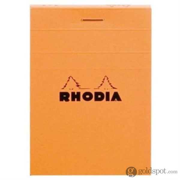 Rhodia No. 10 Staplebound 2 x 3 Notepad in Orange Lined Notebooks Journals