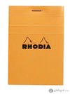 Rhodia No. 11 Staplebound 3 x 4 Notepad in Orange Graph Notebooks Journals