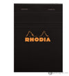 Rhodia No. 14 Staplebound 4.375 x 6.375 Notepad in Black Graph Notebooks Journals