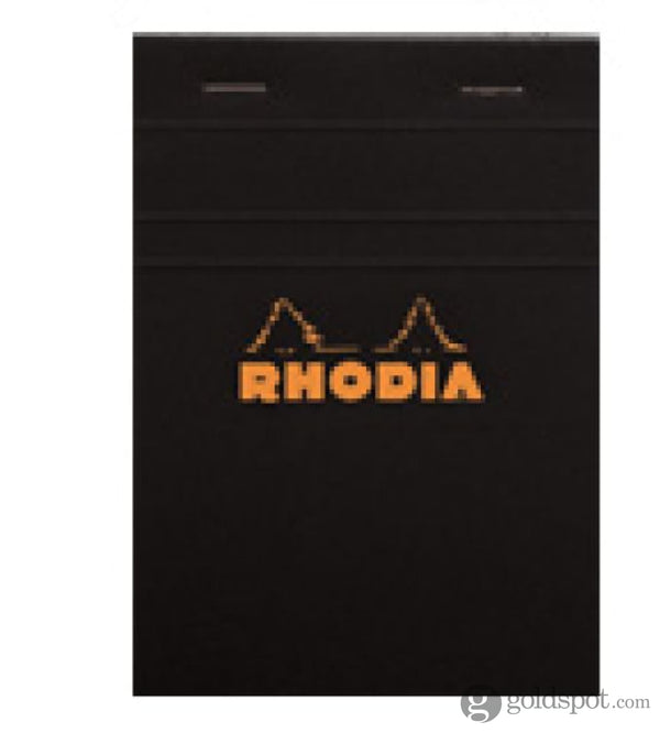 Rhodia No. 14 Staplebound 4.375 x 6.375 Notepad in Black Graph Notebooks Journals