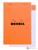 Rhodia No. 14 Staplebound 4.375 x 6.375 Notepad in Orange Graph Notebooks Journals