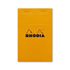 Rhodia No. 14 Staplebound 4.375 x 6.375 Notepad in Orange Notebooks Journals