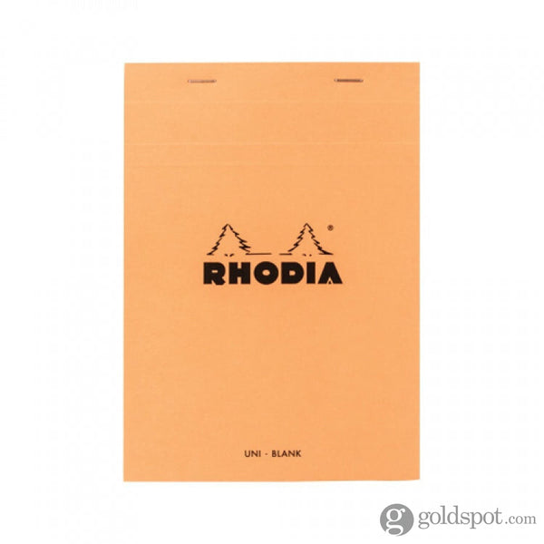 Rhodia No. 16 Staplebound 6 x 8.25 Notepad in Orange Blank Notebooks Journals