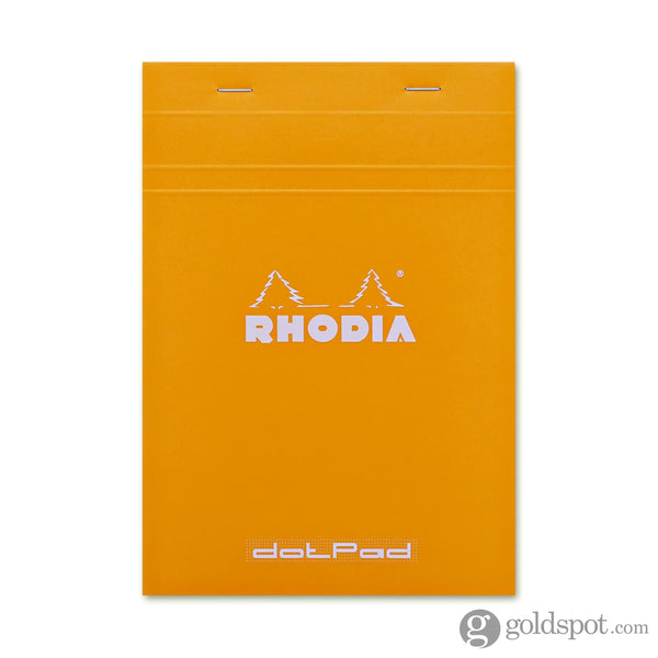 Rhodia No. 16 Staplebound 6 x 8.25 Notepad in Orange Dot Grid Notebooks Journals