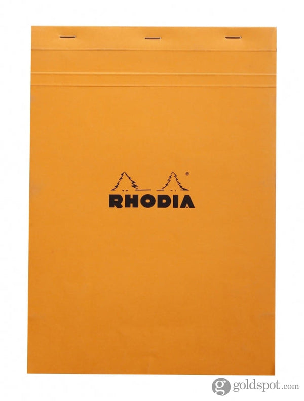 Rhodia No. 18 Staplebound 8.25 x 11.75 Notepad in Orange Graph Notepads