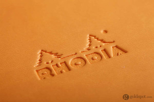 Rhodia 5.5 x 8.25 Rhodiarama Notebook in Orange Notebooks Journals