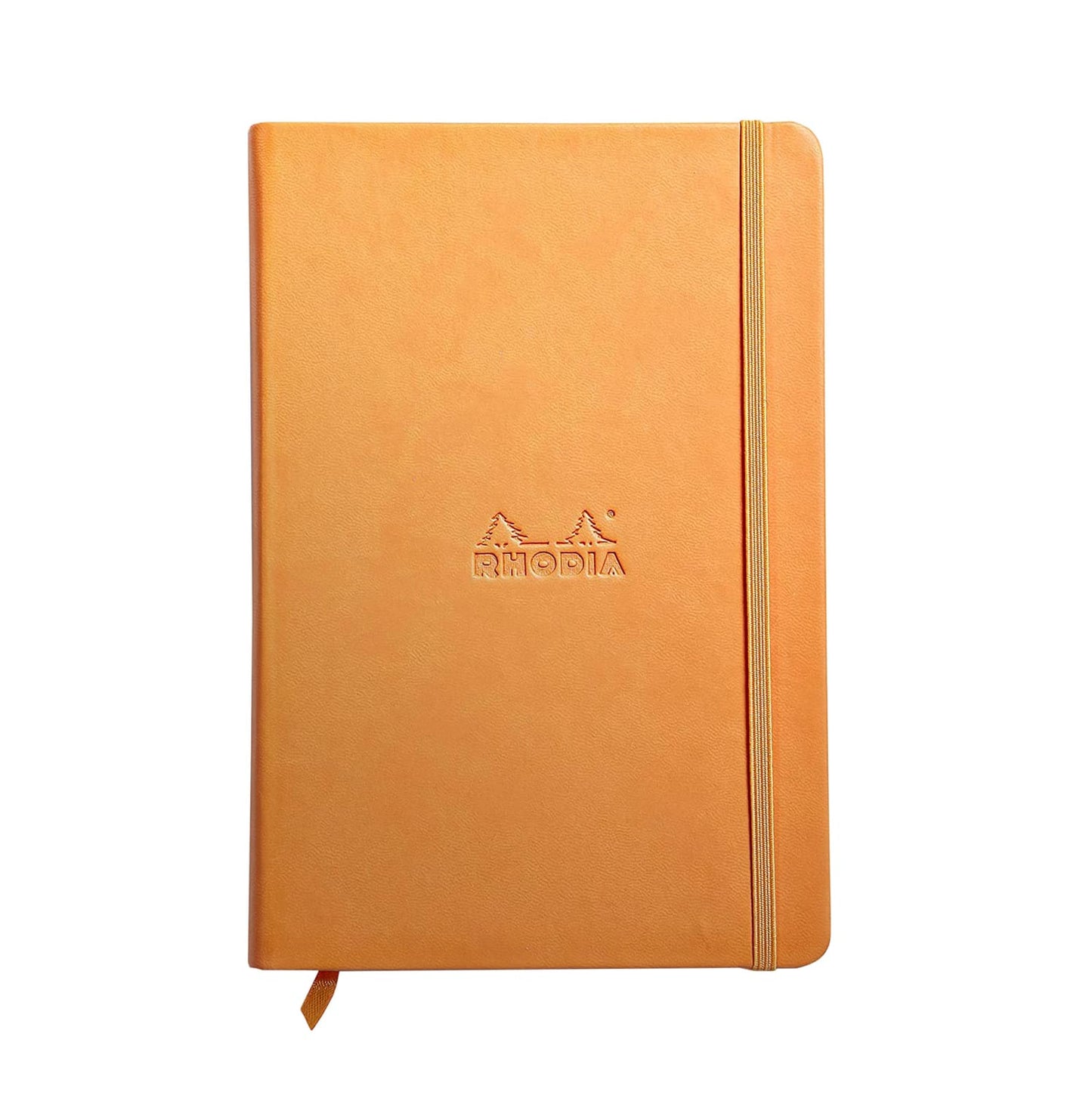 Rhodia 5.5 x 8.25 Rhodiarama Notebook in Orange Notebooks Journals