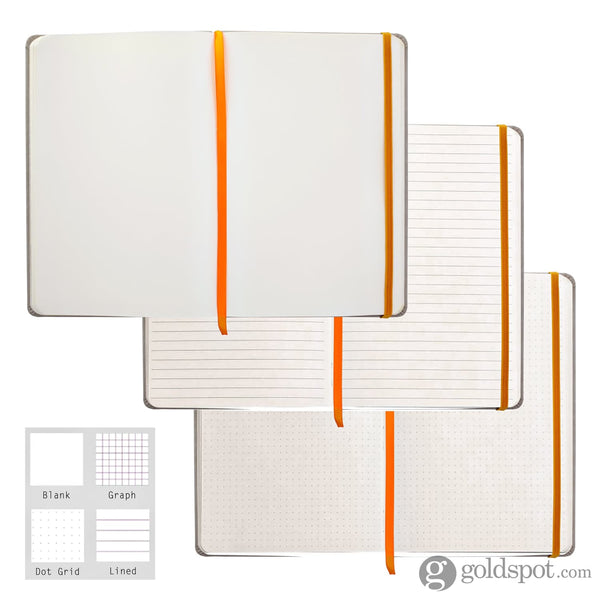 Rhodia 5.5 x 8.25 Rhodiarama Softcover Notebook in Midnight Notebooks Journals