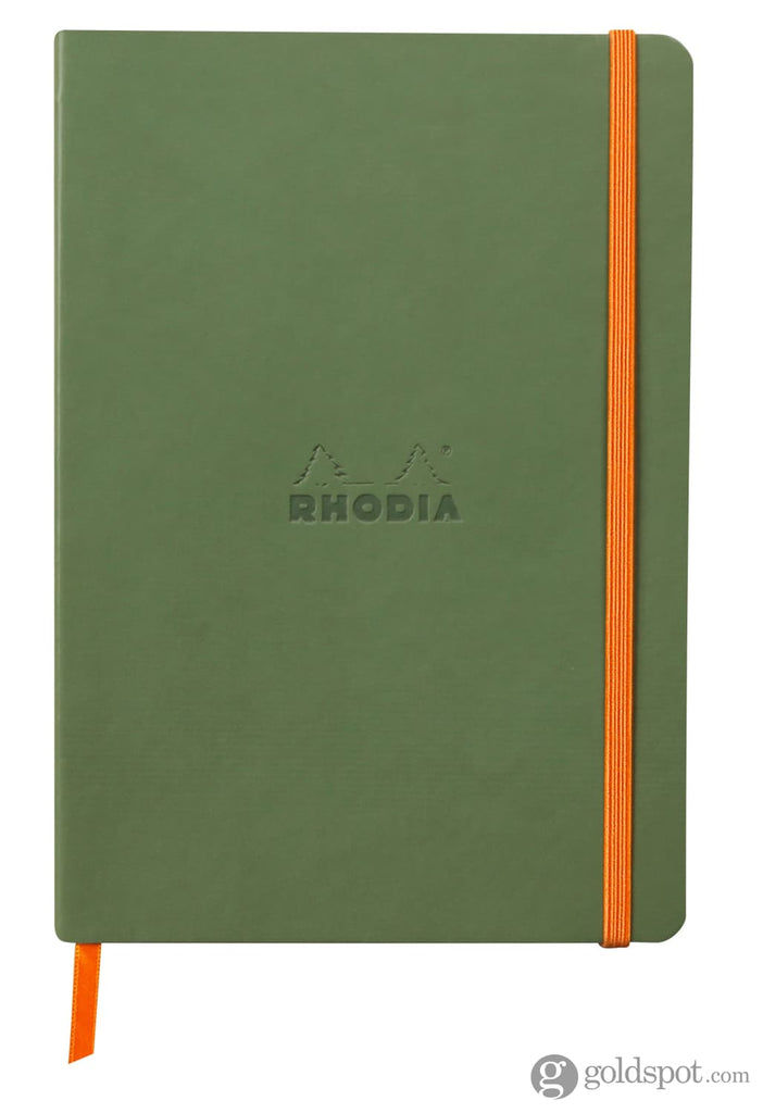 Rhodia 5.5 x 8.25 Rhodiarama Softcover Notebook in Sage Lined Notebooks Journals