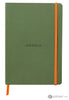 Rhodia 5.5 x 8.25 Rhodiarama Softcover Notebook in Sage Dot Grid Notebooks Journals