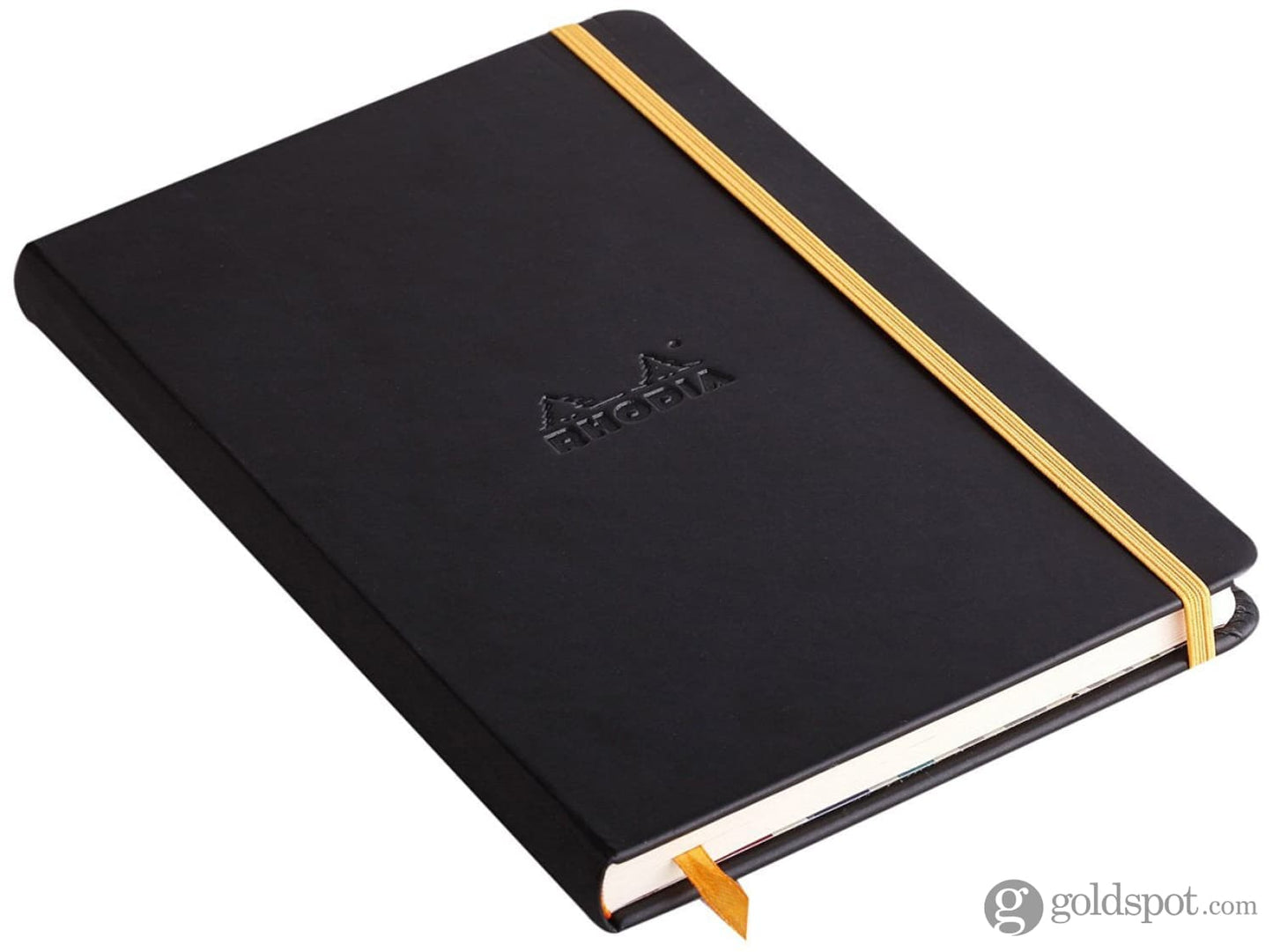 Rhodia 5.5 x 8.25 Rhodiarama Webbies Notebook in Black Notebooks Journals