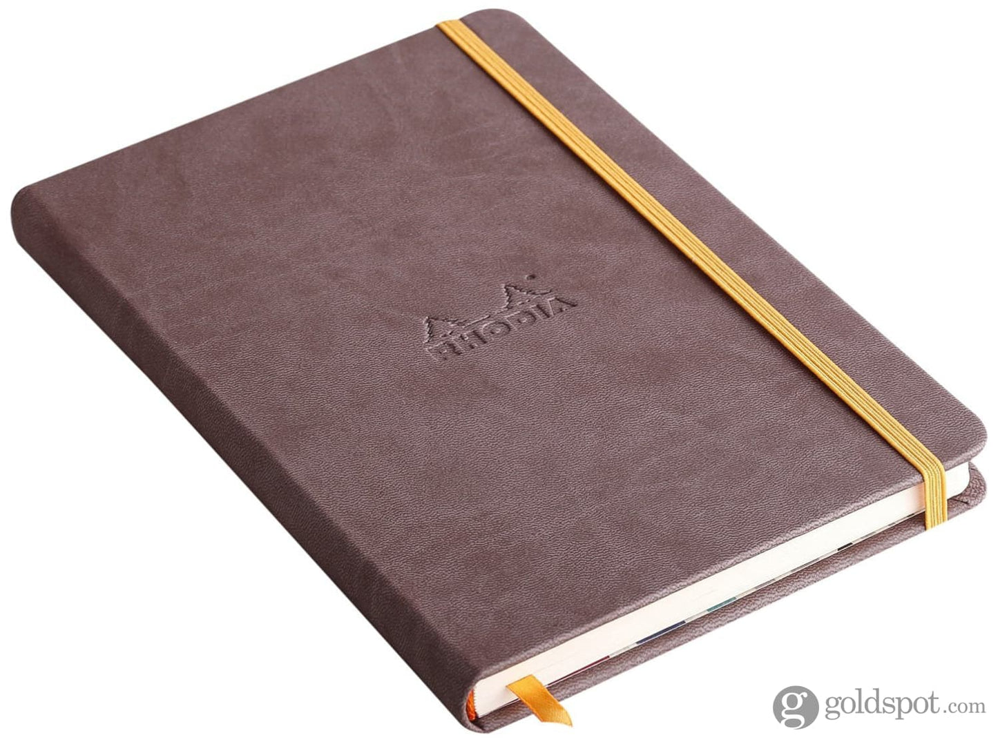 Rhodia 5.5 x 8.25 Rhodiarama Webbies Notebook in Chocolate Lined Notebooks Journals
