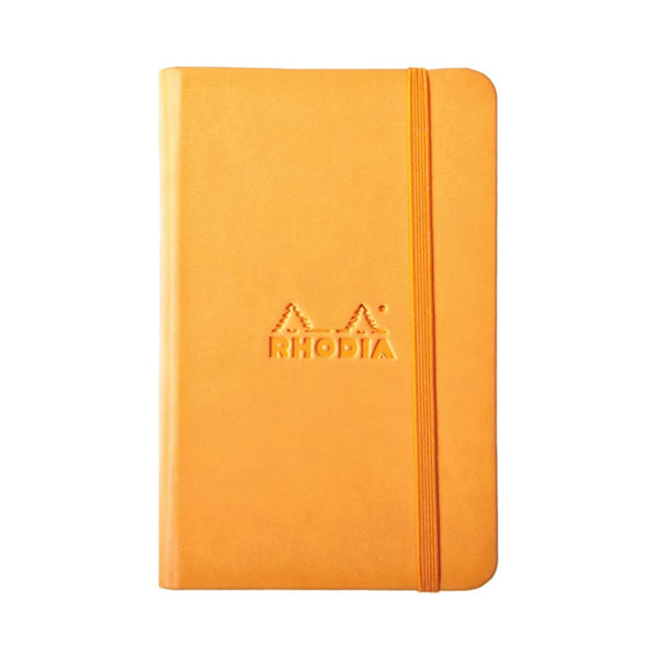 Rhodia 3.5 x 5.5 Rhodiarama Webbies Notebook in Orange Notebook