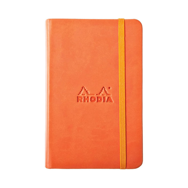 Rhodia 3.5 x 5.5 Rhodiarama Webbies Notebook in Tangerine Notebook