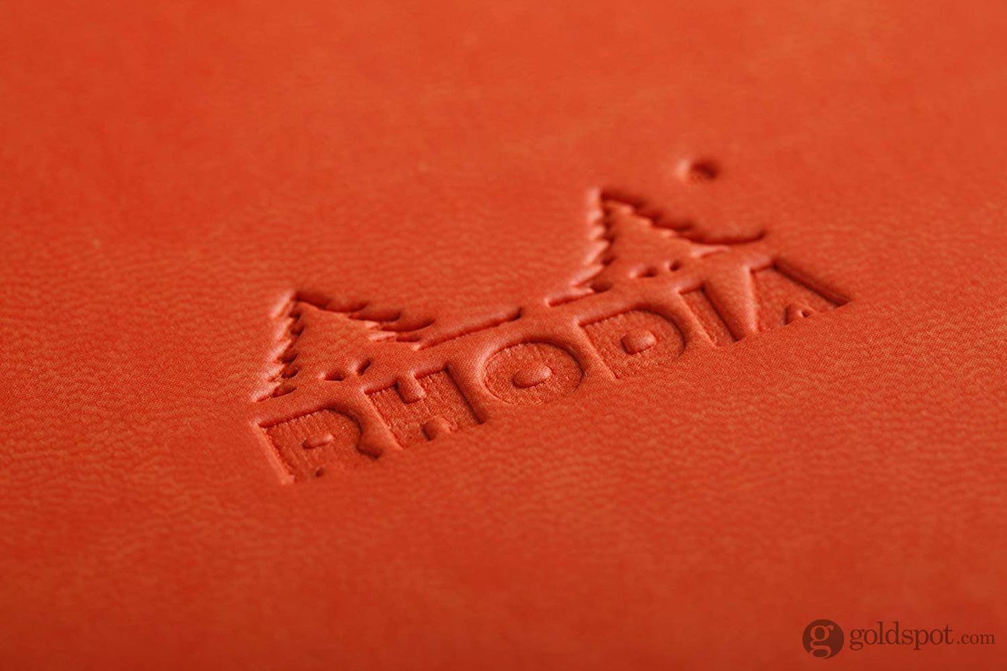 Rhodia 3.5 x 5.5 Rhodiarama Webbies Notebook in Tangerine Notebook