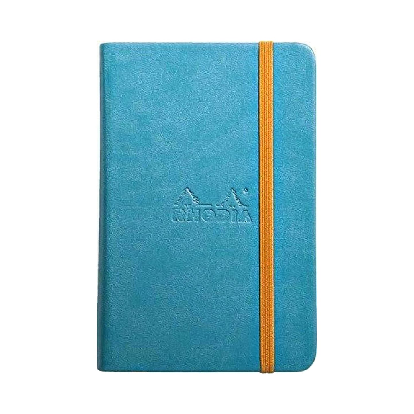 Rhodia 3.5 x 5.5 Rhodiarama Webbies Notebook in Turquoise Notebooks Journals