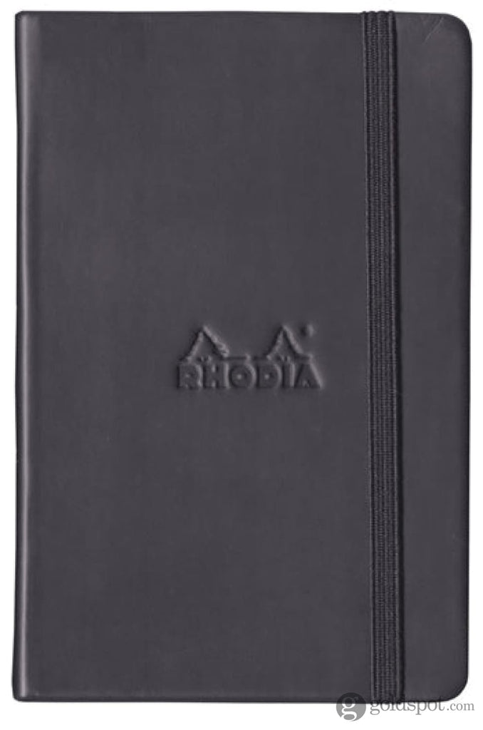 Rhodia 5.5 x 8.25 Webnotebook in Black Dot Grid Notebooks Journals