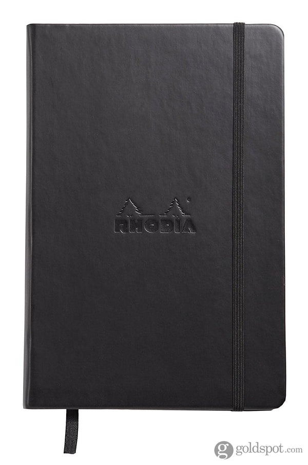 Rhodia 5.5 x 8.25 Webnotebook in Black Blank Notebooks Journals