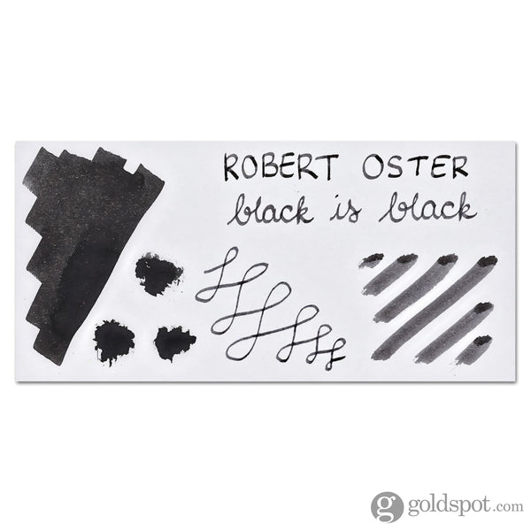 Robert Oster Bottled Ink in Black is Black - 50 mL Bottled Ink