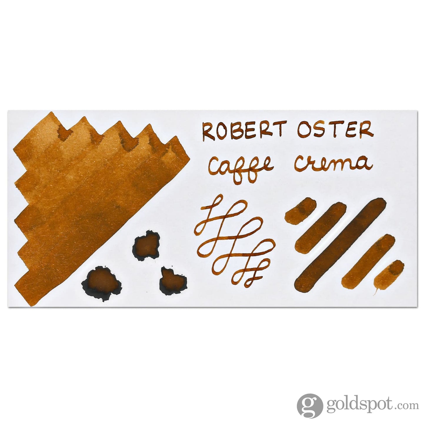 Robert Oster Bottled Ink in Caffè Crema Brown - 50 mL Bottled Ink