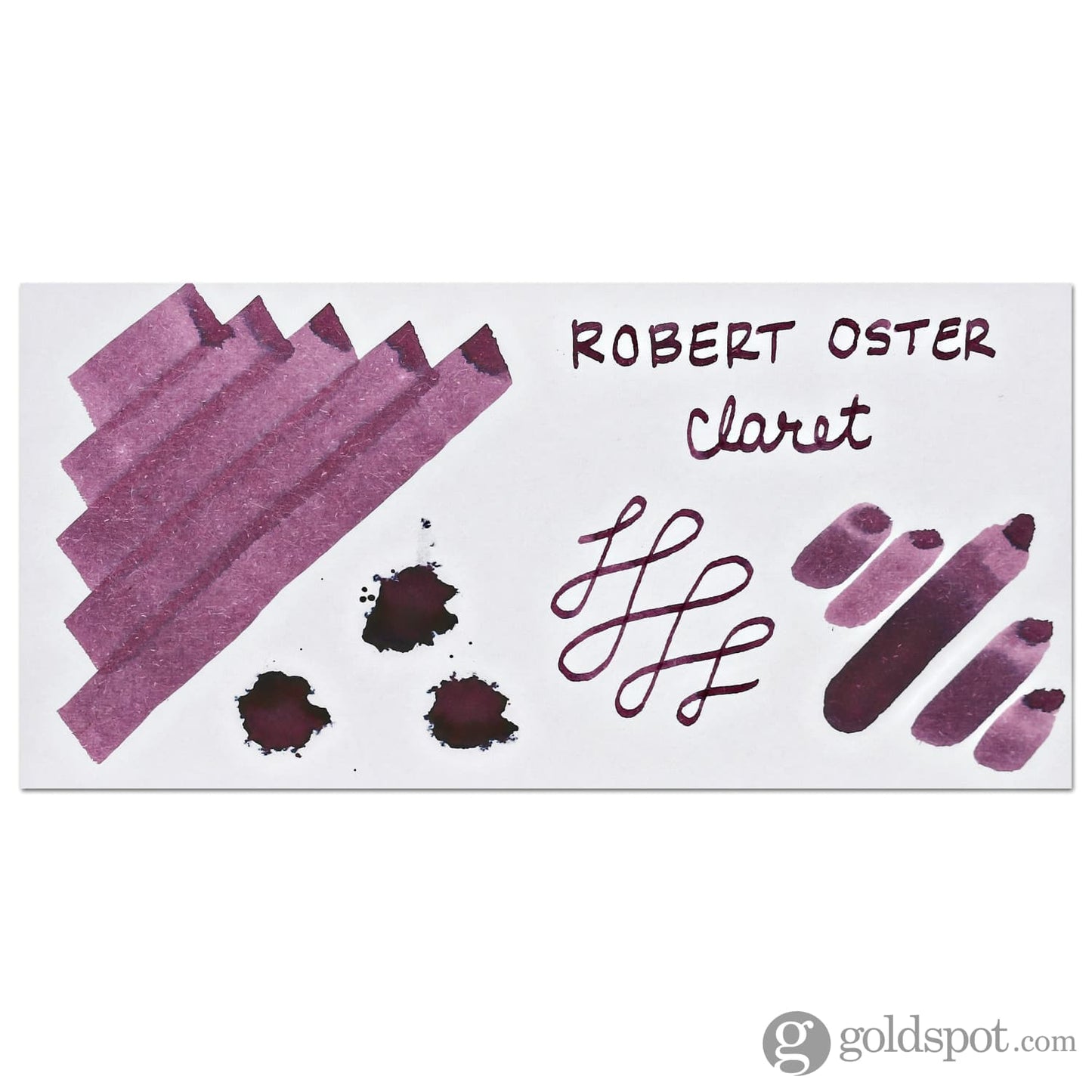 Robert Oster Bottled Ink in Claret Red - 50 mL Bottled Ink