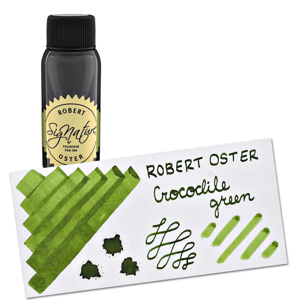 Robert Oster Bottled Ink in Crocodile Green - 50 mL Bottled Ink