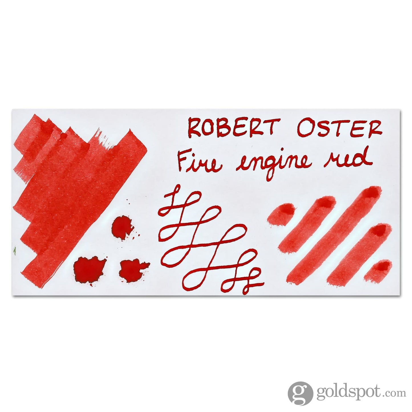 Robert Oster Bottled Ink in Fire Engine Red - 50 mL Bottled Ink