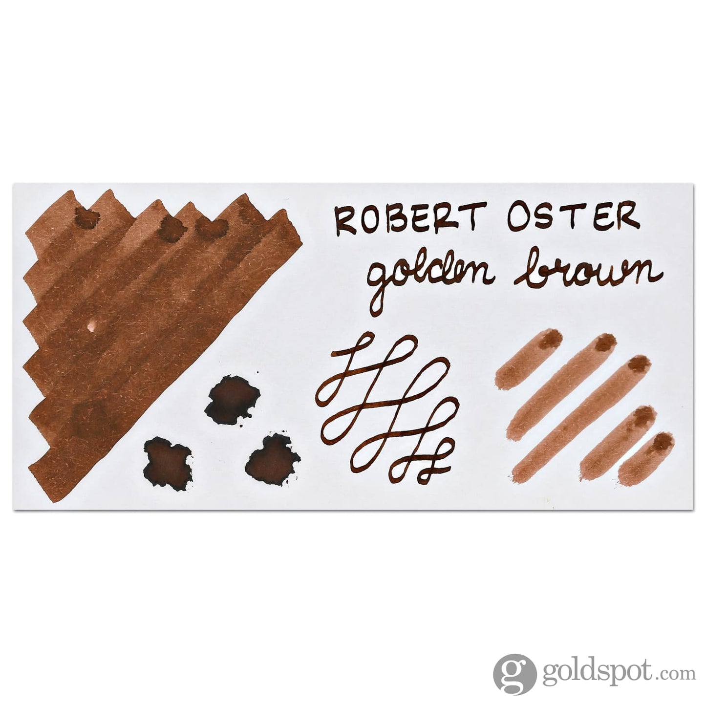 Robert Oster Bottled Ink in Golden Brown - 50 mL Bottled Ink