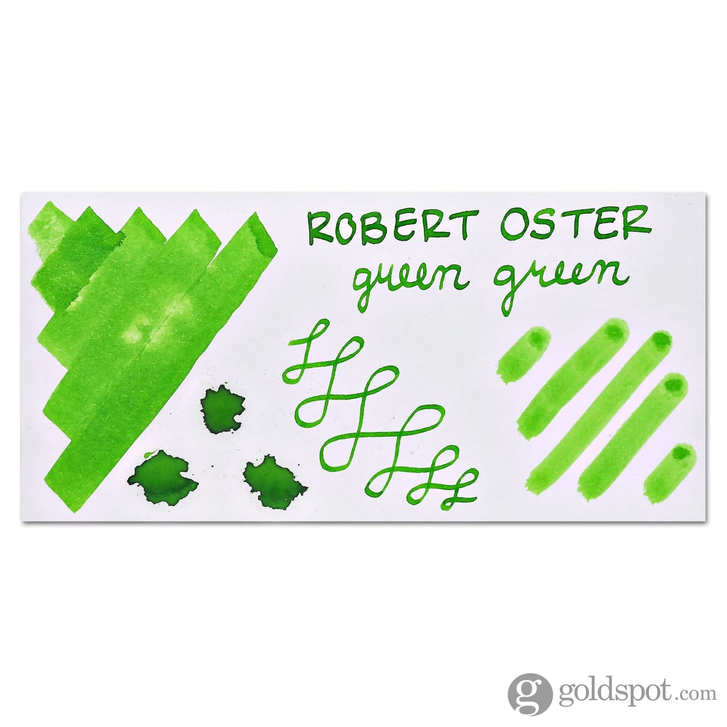 Robert Oster Bottled Ink in Green Green - 50 mL Bottled Ink