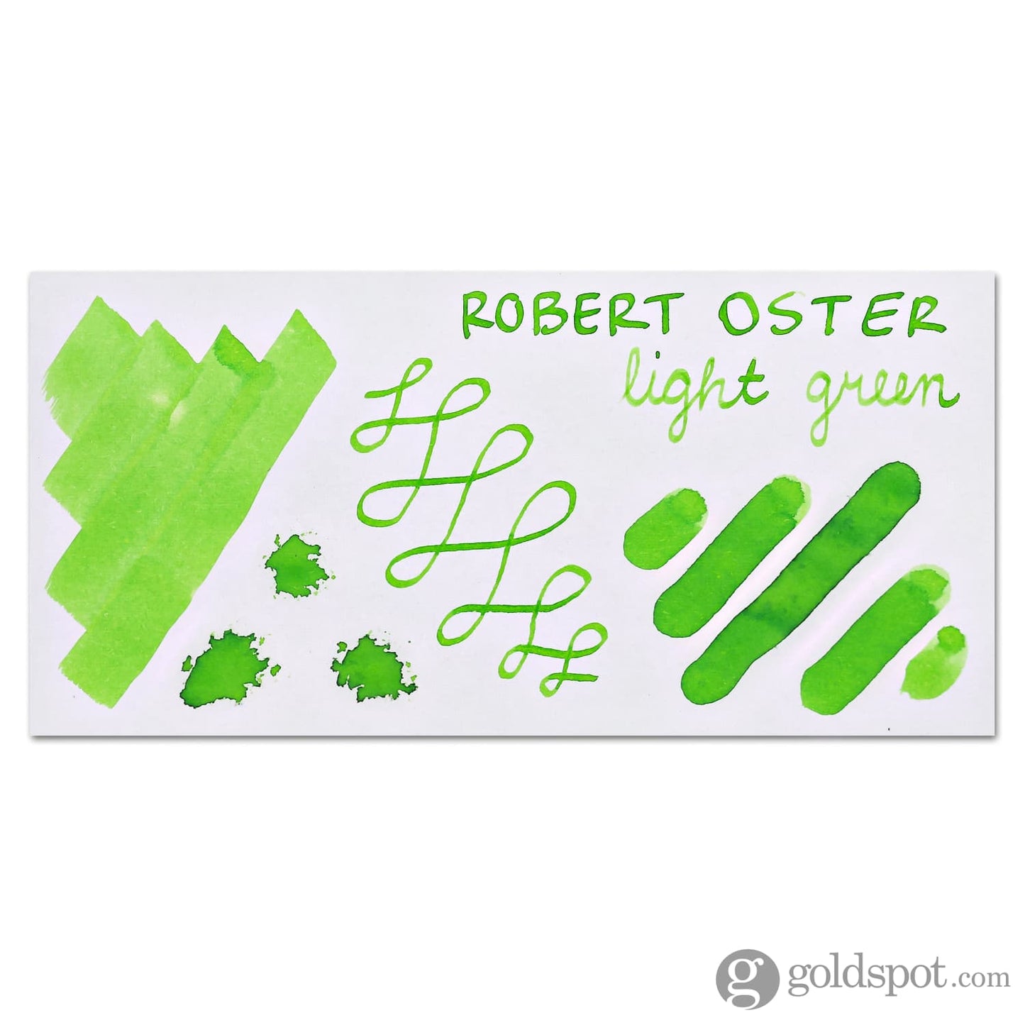 Robert Oster Bottled Ink in Light Green - 50 mL Bottled Ink