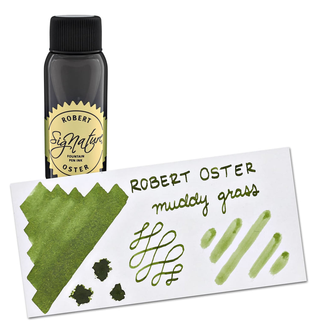Robert Oster Bottled Ink in Muddy Grass - 50mL Bottled Ink