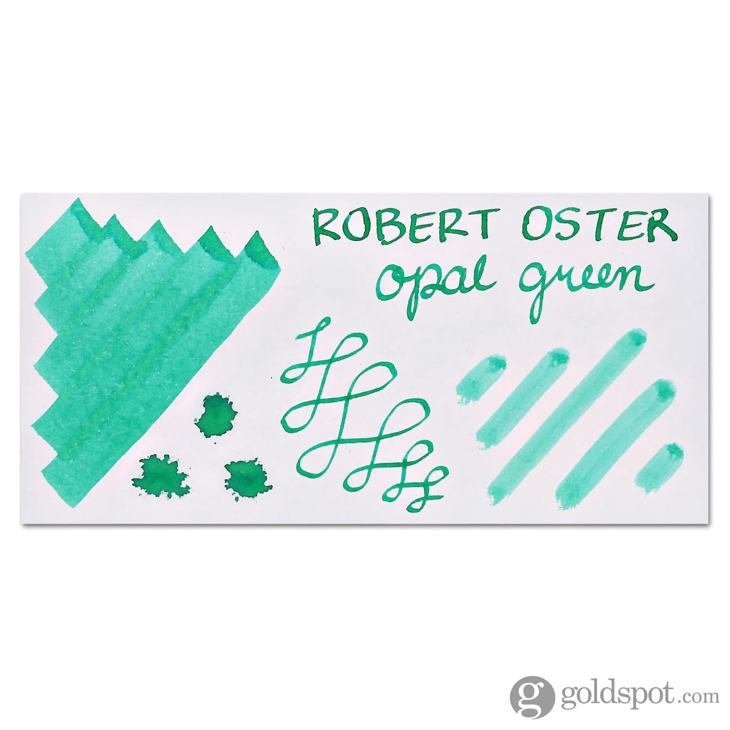 Robert Oster Bottled Ink in Opal Green - 50 mL Bottled Ink