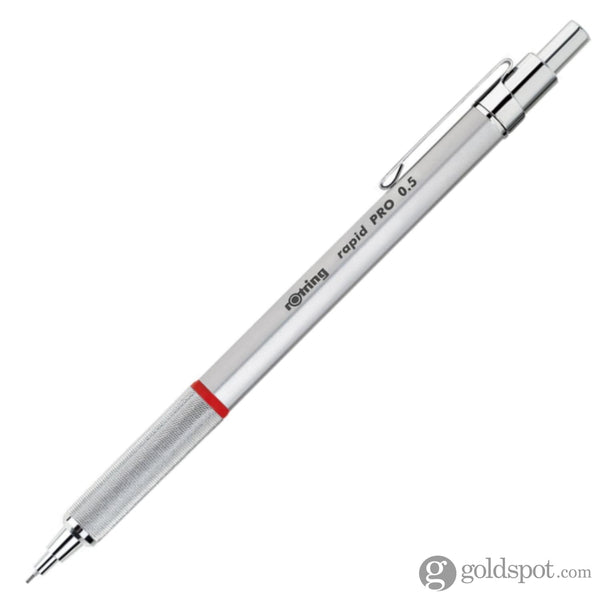 Rotring Rapid PRO Mechanical Pencil in Chrome 0.5 mm Lead Mechanical Pencils