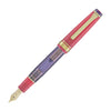 Sailor Pro Gear Slim Fountain Pen in Manyo #2 Series Rabbit Ear Iris (Pink / Blue Lilac) - 14K Gold Fountain Pen