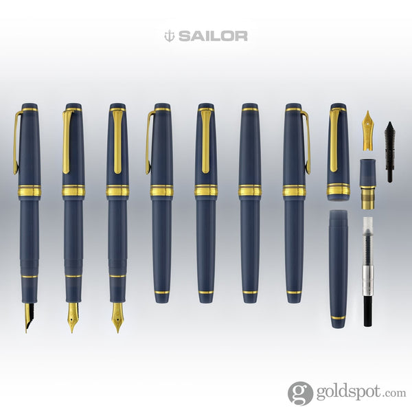 Sailor Pro Gear Fountain Pen in Seasonal Festival Series Koi Set with Ink - 14K Gold Fountain Pen